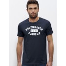 Rundhals T-Shirt Herren - 100% Biobaumwolle - navy