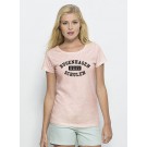 T-Shirt - Damen - 100% Biobaumwolle - heatherpink